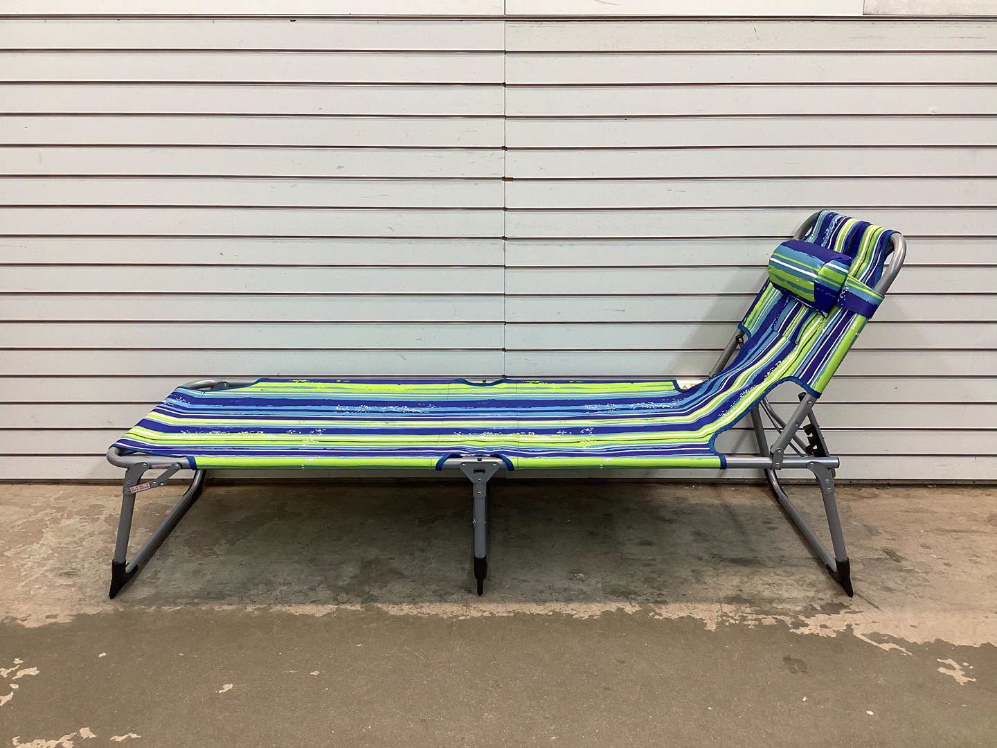 5-position Outdoor Folding Chaise Lounge Chair
