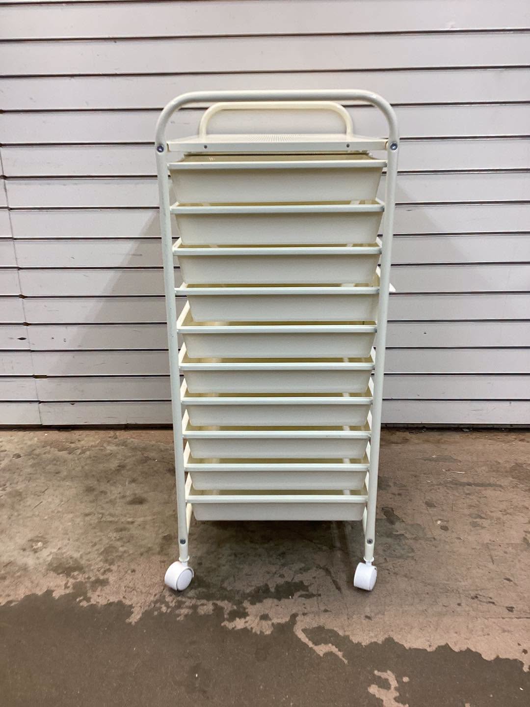 15-Drawer Utility Rolling Cart with Drawers Multi-Use Storage