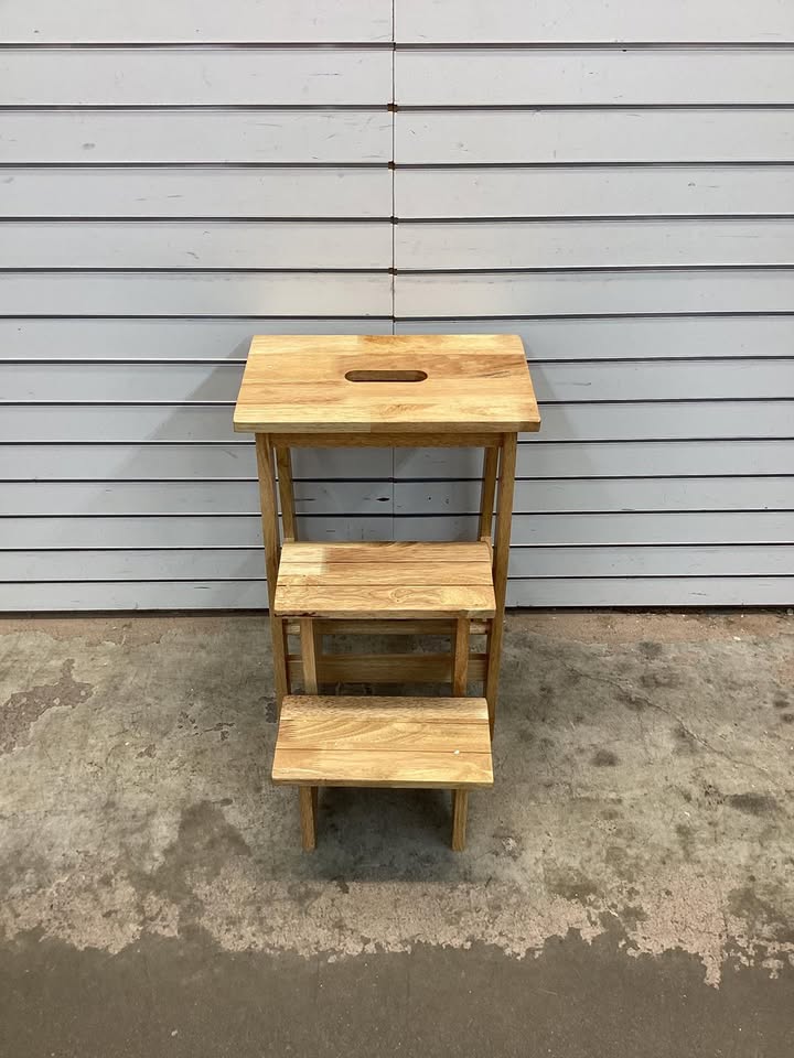 wooden Step ladder and Stool