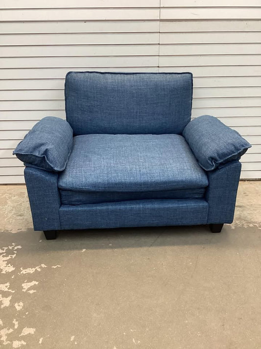 Brand New Fabric Couch Chair in Blue