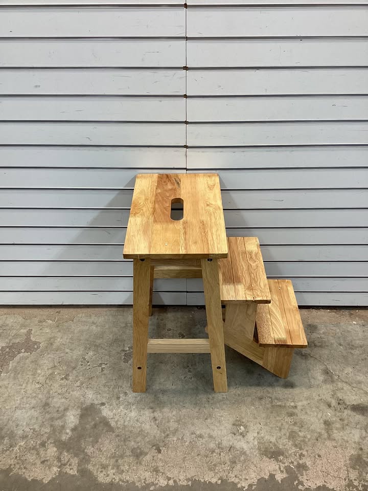 wooden Step ladder and Stool