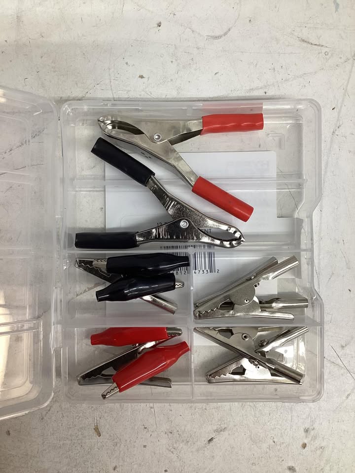 Hyper Tough 12-Piece Alligator Clip Assortment