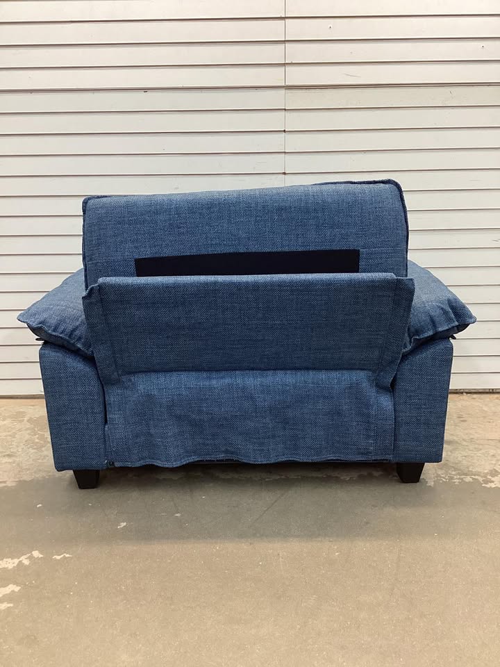 Brand New Fabric Couch Chair in Blue