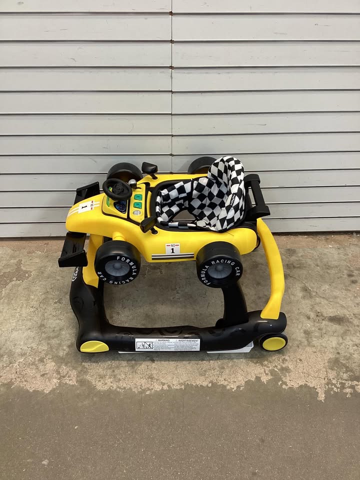 Baby Walker with racing car design
