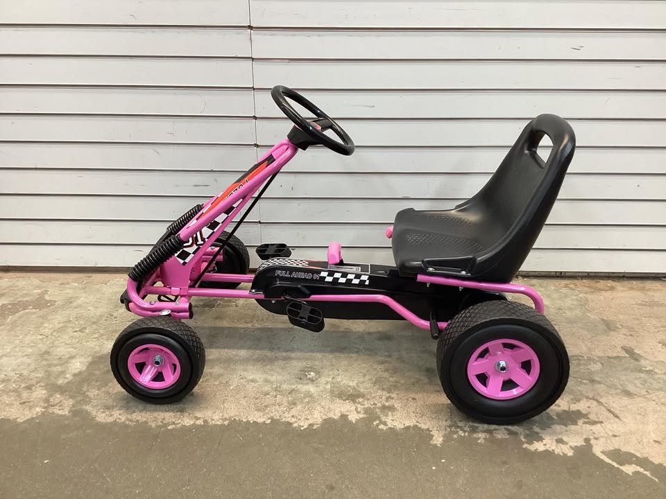 4 Wheels Kids Ride On Pedal Powered Bike Go Kart Racer Car Outdoor Play Toy