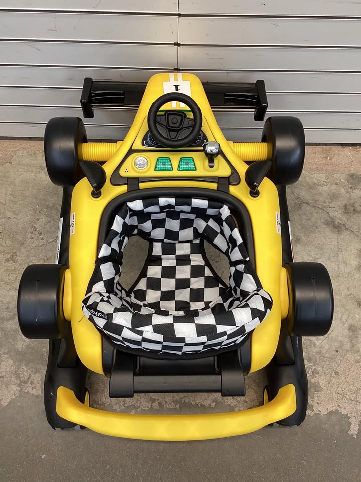 Baby Walker with racing car design
