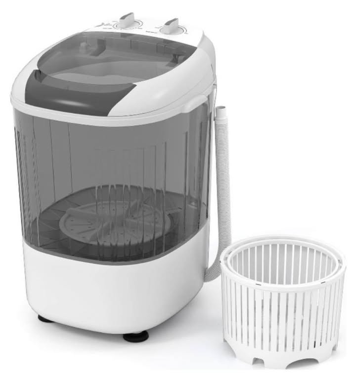 Portable Washing Machine 5.5 lbs, with Removable Spin Dry