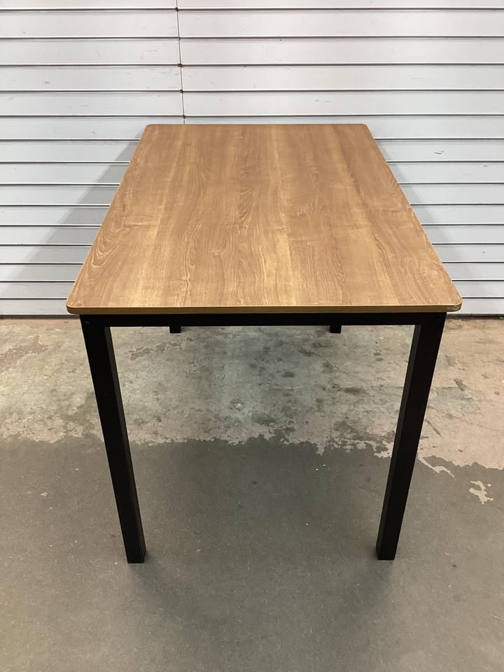 Costway4Pc Rustic Dining Table Set with 2 Chairs and Bench