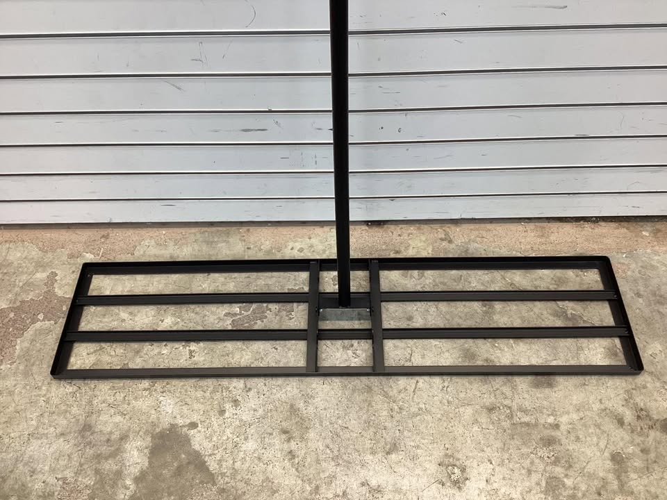 42 x 10 Inch Lawn Leveling Rake with Ergonomic Handle