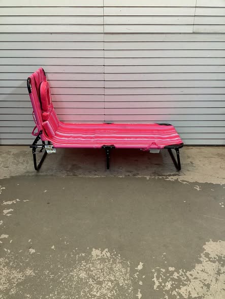 5-position Outdoor Folding Chaise Lounge Deck Chair