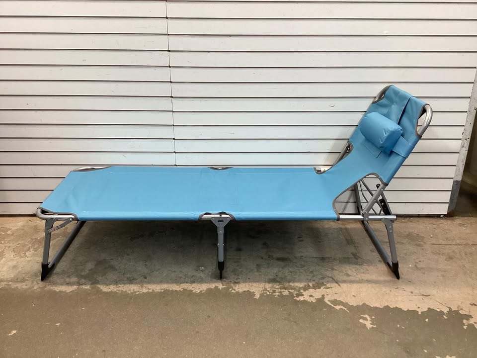 5-position Outdoor Folding Chaise Lounge Chair