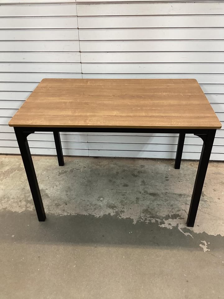 Costway4Pc Rustic Dining Table Set with 2 Chairs and Bench