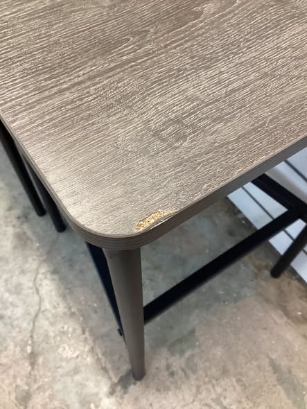 Costway 4-Piece Industrial Bar Stool Set