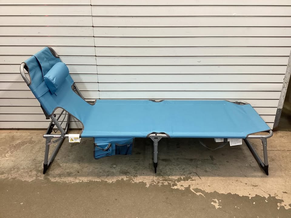 5-position Outdoor Folding Chaise Lounge Chair