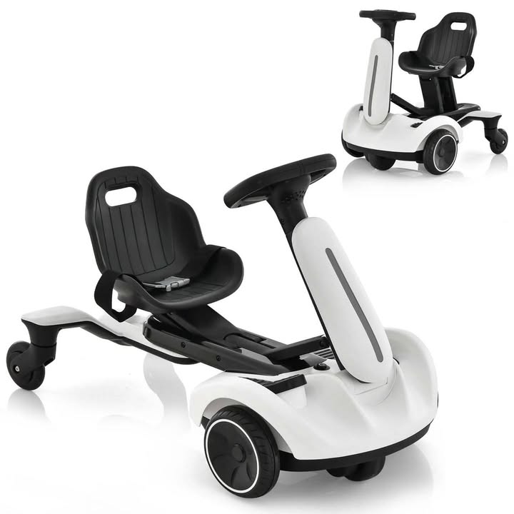 Costway 6V Kids Ride On Drift Car Electric Drifting Go Kart for Kids with 360° Spin