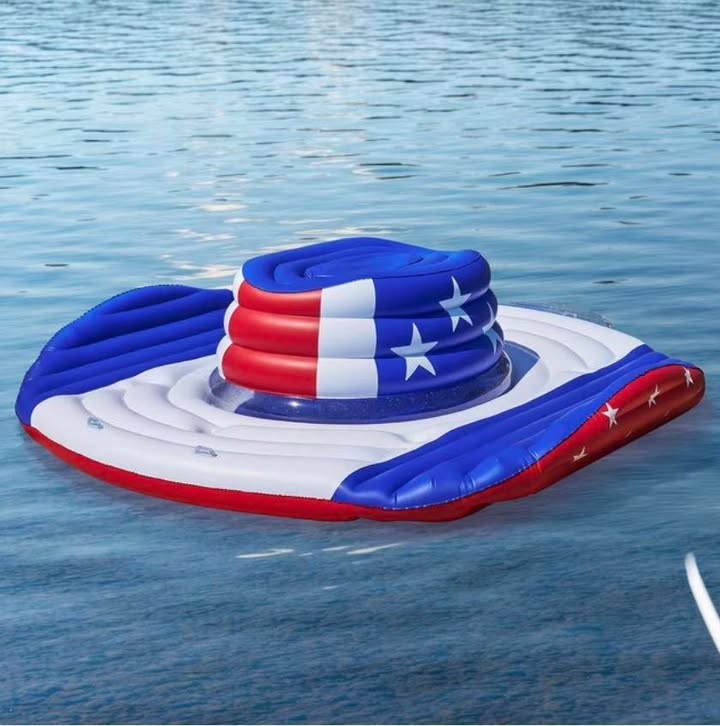 Member's Mark Inflatable Oversized Cowboy Hat Lake Island