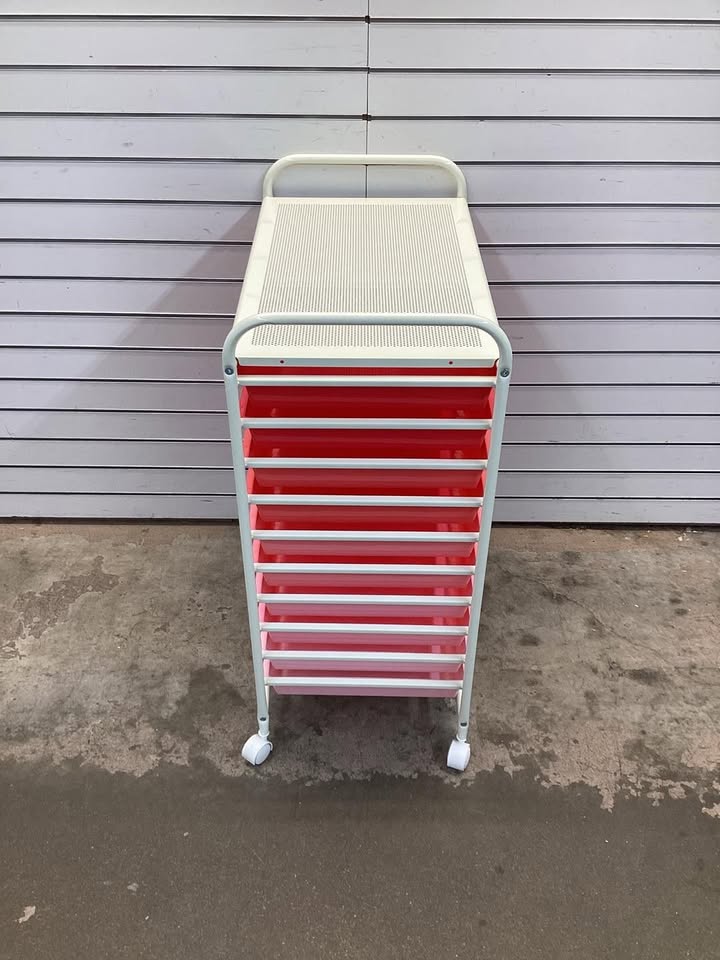Costway 20 Drawers Rolling Storage Cart Studio Organizer