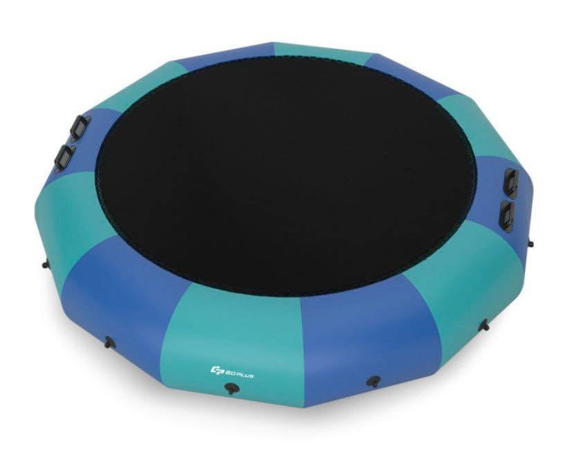 Costway 15 Feet Inflatable Splash Padded Water Bouncer Trampoline