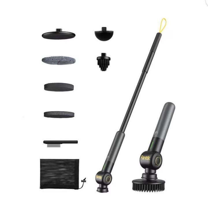 Fanttik Dual-Speed Electric Scrubber with 6 Brush Heads