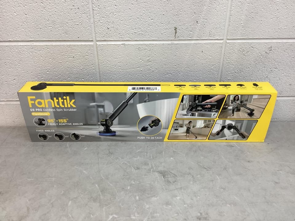 Fanttik Dual-Speed Electric Scrubber with 6 Brush Heads