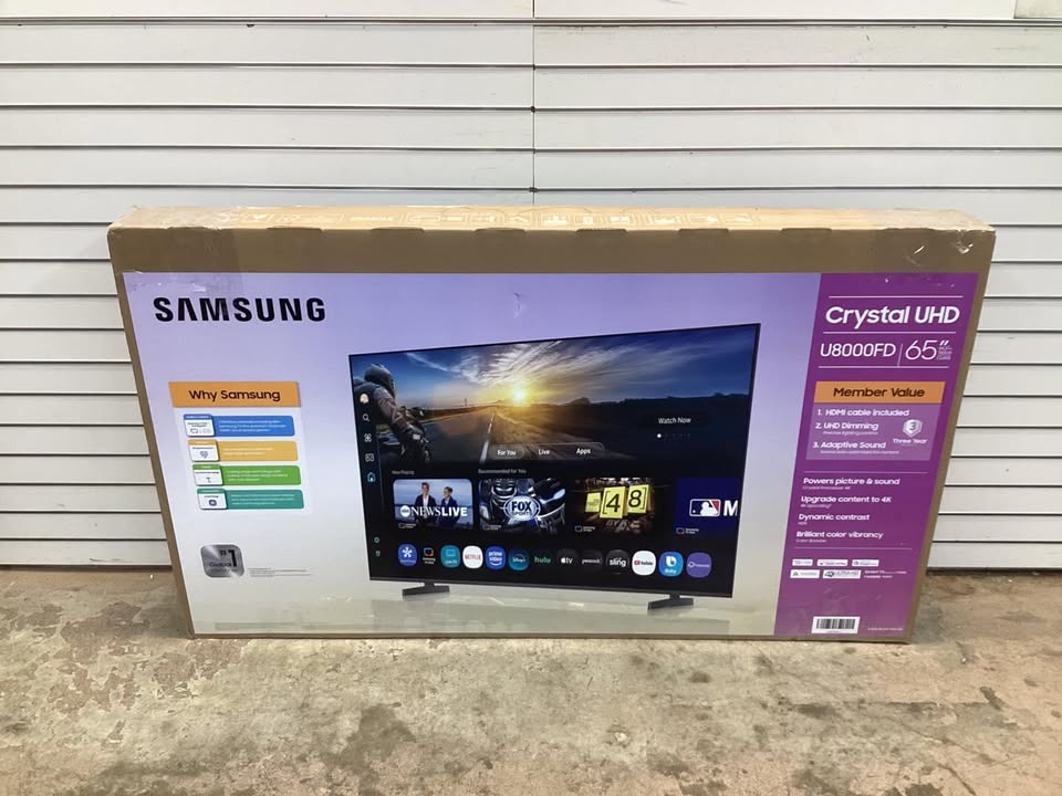 SAMSUNG 65" Class U8000F Series 4K Crystal UHD Smart TV