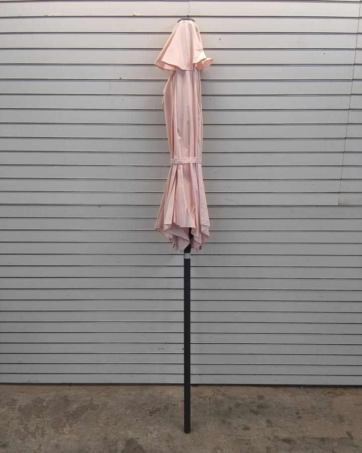 Outdoor Market Patio Umbrella w/ Push Button Tilt, Crank Lift - 7.5ft