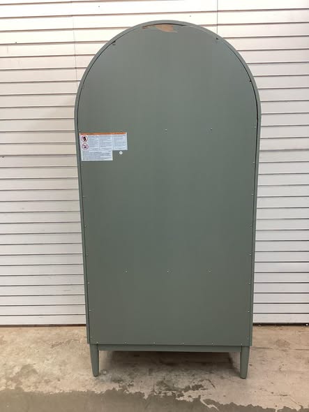 Member's Mark Enzo Storage Cabinet With Rattan Cabinet Doors