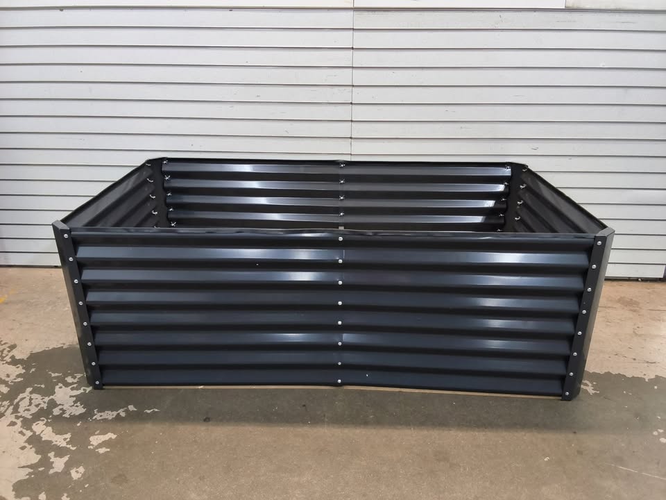 Outdoor Metal Raised Garden Bed for Vegetables, Flowers, Herbs - 6x3x2ft