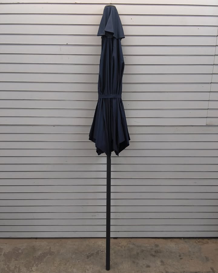 Outdoor Market Patio Umbrella w/ Push Button Tilt, Crank Lift - 7.5ft