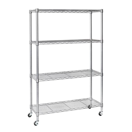 Seville Classics 4-Tier Steel Wire Shelving