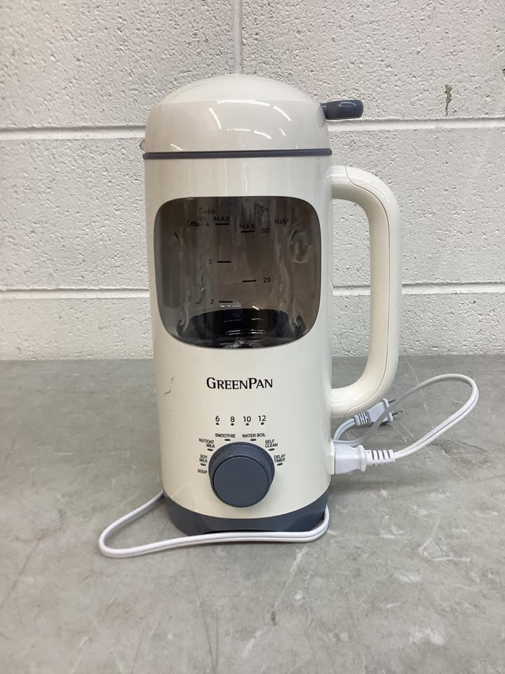 Lightly Used GreenPan Better Blend Soy, Nut & Oat Milk Maker
