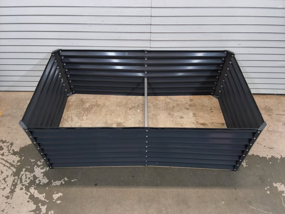 Outdoor Metal Raised Garden Bed for Vegetables, Flowers, Herbs - 6x3x2ft
