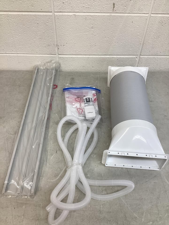 Costway 8000 BTU (ASHRAE) 5000 (DOE) BTU Portable Air Conditioner Cools 250 sq. ft. with Dehumidifier in White