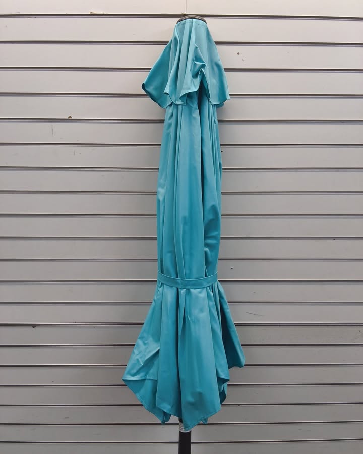 Outdoor Market Patio Umbrella w/ Push Button Tilt, Crank Lift - 7.5ft