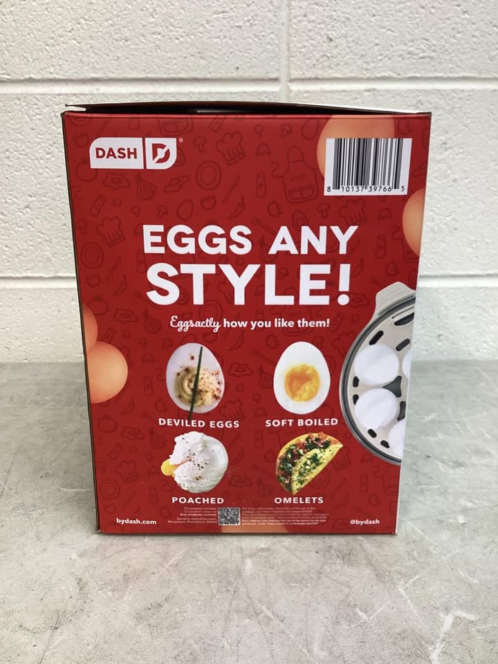 Dash 16-piece All-in-One Egg Cooker with Piping Bag and 9 Tips