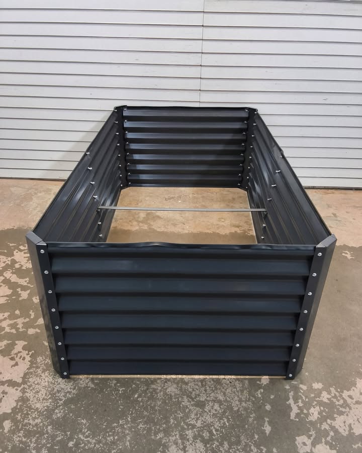 Outdoor Metal Raised Garden Bed for Vegetables, Flowers, Herbs - 6x3x2ft