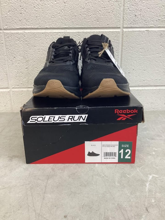 Reebok Men's Soleus Running Sneaker in Black, Size 12