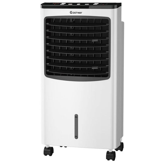 215 CFM 3-Speed Portable Evaporative Air Cooler Fan with Filter and Humidify Anion for 400 Sq. ft. with Remote Control