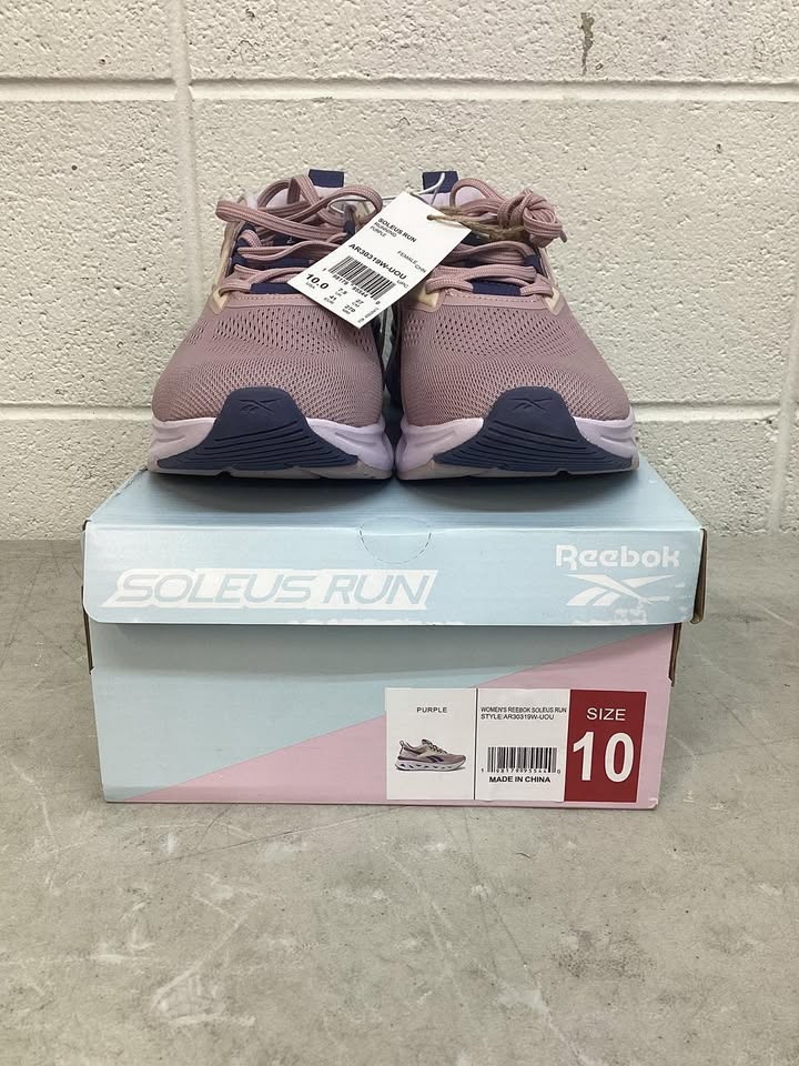 Reebok Women's Soleus Running Sneaker in Purple, Size 10