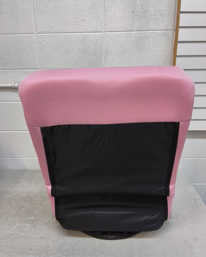 Best Choice Products 360-Degree Swivel Gaming Floor Chair w/ Armrest Handles, Foldable Adjustable Backrest - Pink
