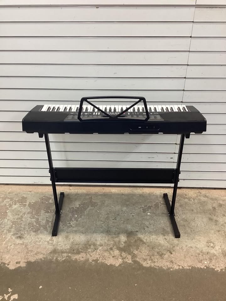 61-Key Beginners Electronic Keyboard Piano Set w/ Lighted Keys, Headphones