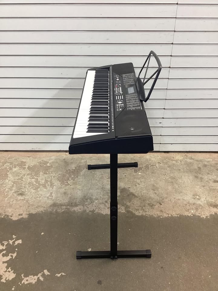 61-Key Beginners Electronic Keyboard Piano Set w/ Lighted Keys, Headphones