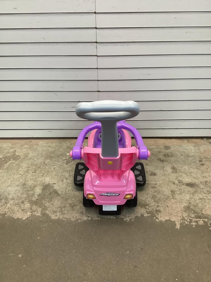 3-in-1 Kids Push Car w/ Handle and Horn