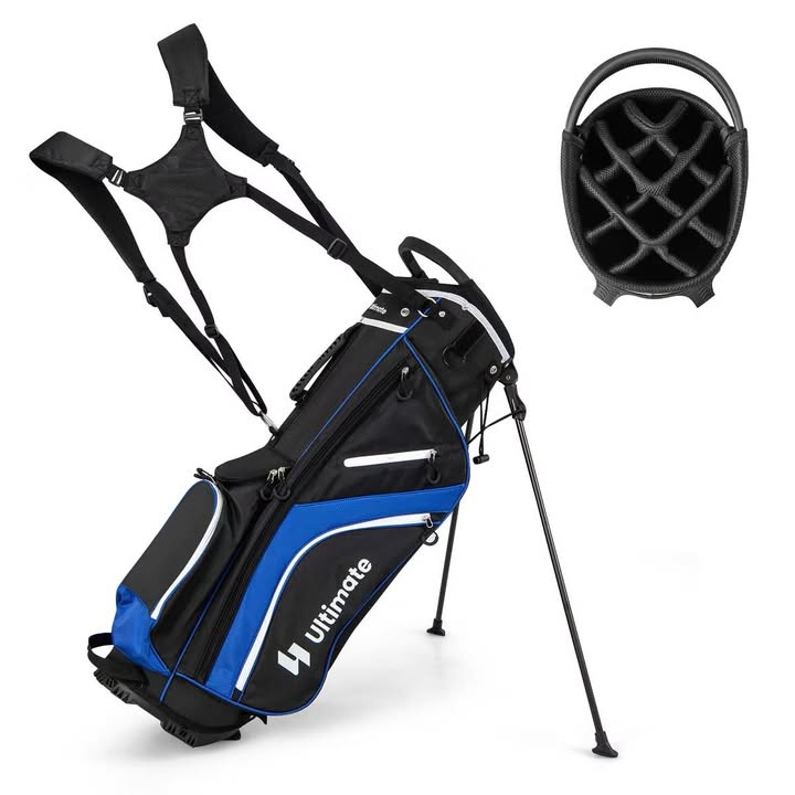 Lightweight Golf Stand Bag with 14 Way Top Dividers and 6 Pockets