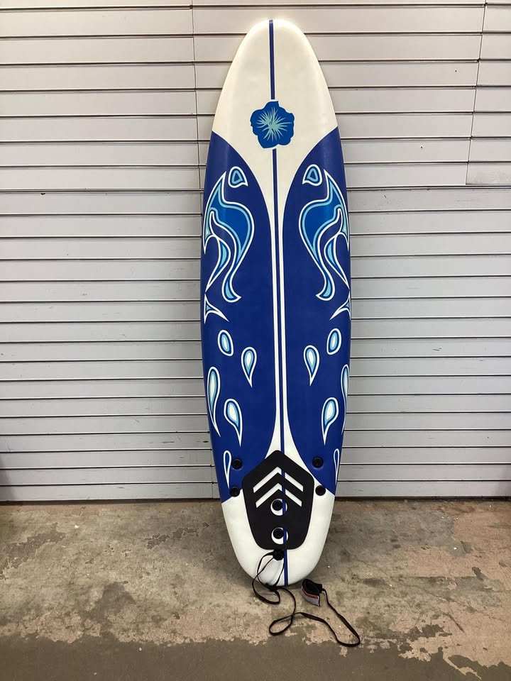 Costway 6Ft Surfboard with 3 Detachable Fins