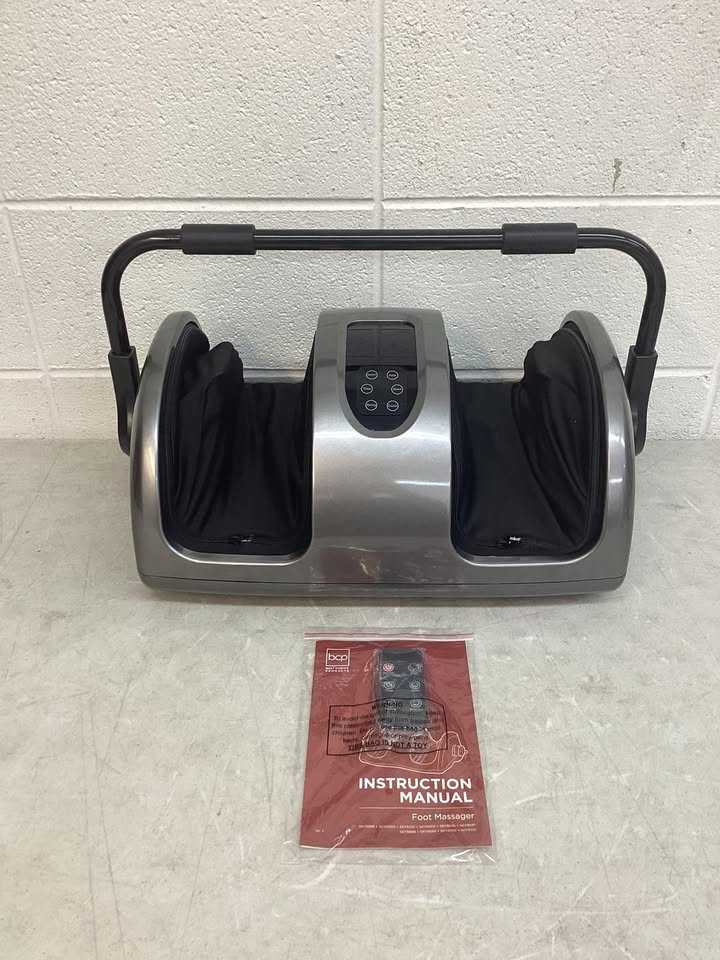 Reflexology Shiatsu Foot Massager w/ High-Intensity Rollers, Remote Control