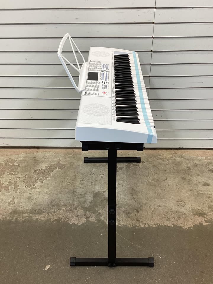 61-Key Beginners Electronic Keyboard Piano Set w/ 3 Modes, Microphone