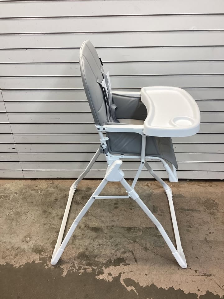 INFANS Foldable High Chair for Babies & Toddlers with Multiple Adjustable Backrest, Footrest and Seat Height