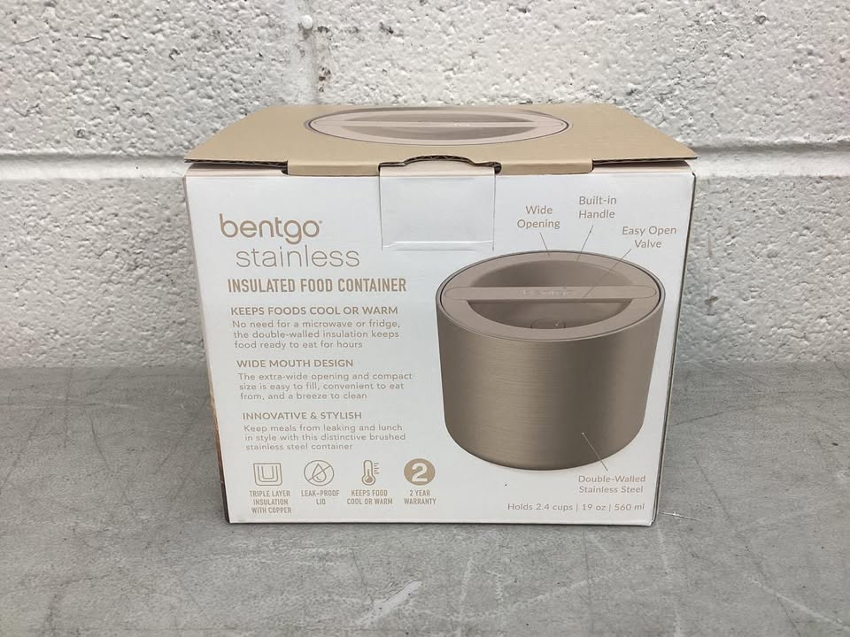 Bentgo Insulated Stainless Steel Food Jar, Gold