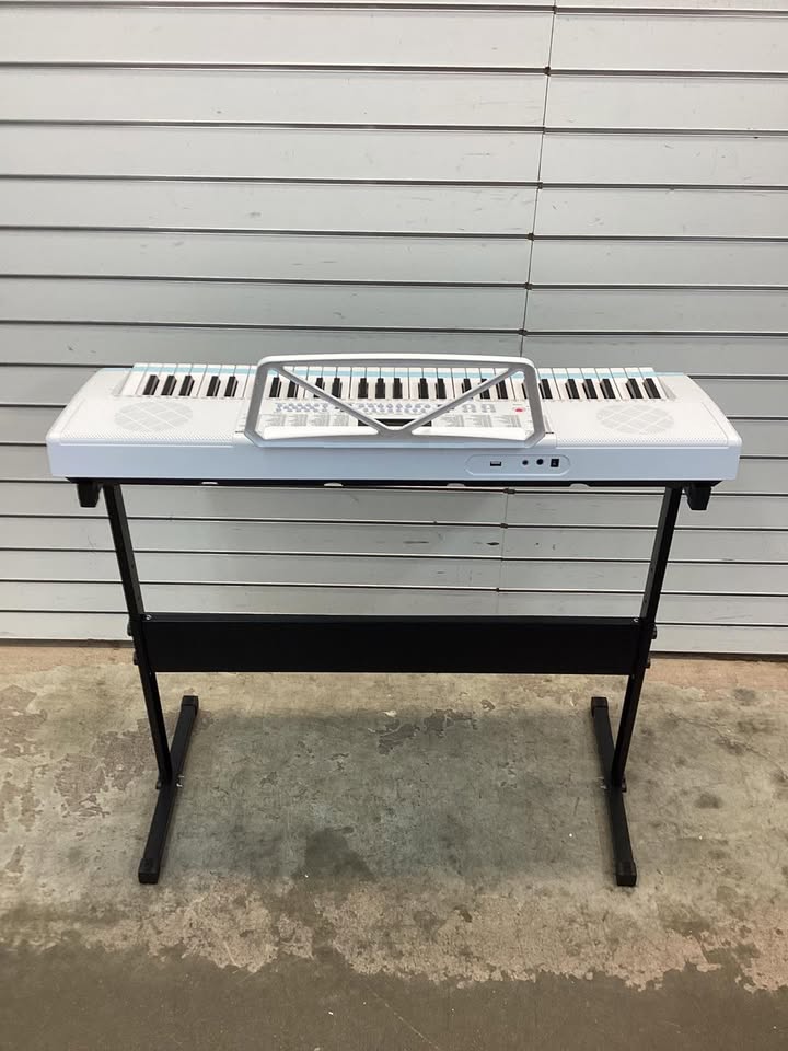 61-Key Beginners Electronic Keyboard Piano Set w/ 3 Modes, Microphone